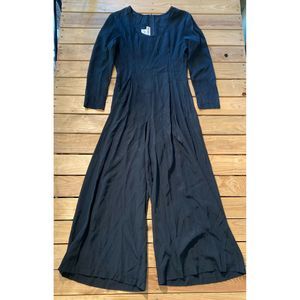 VTG 1970s AREA CODE Wide Leg 100% Rayon Jumpsuit